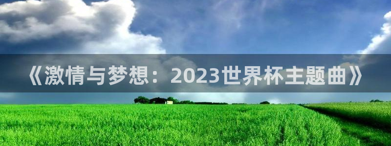 世界杯直播:《激情与梦想:2023世界杯主题曲》